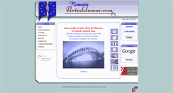 Desktop Screenshot of portadelamar.com